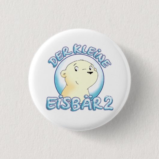 Der Kleine Eisbär 2 缶バッジ (正面)