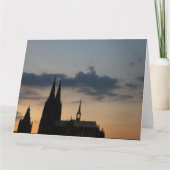 Der Kölner Dom und der vom alten Rathaus カード (正面)