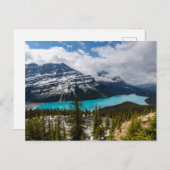 Der Lake Peyto in den Rocky Mountains ポストカード (正面/裏面)