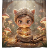 Der leuchtende Wanderer und die Nektarkunst.1 シャワーカーテン (正面)