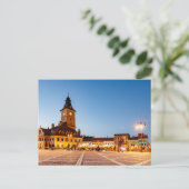 Der Marktplatz von Brasov in Rumänien ポストカード (スタンド正面)