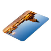 Der Marktplatz von Brasov in Rumanien マグネット (左側)