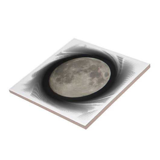 Der Mond, la lune, la luna, the moon Fliese タイル (側面)