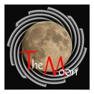 Der Mond, la lune, la luna, the moon Poster フォトプリント