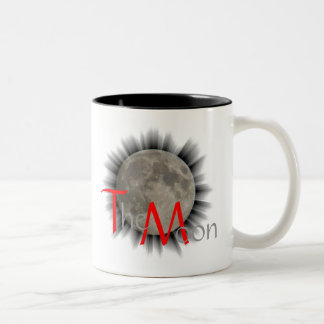 Der Mond, la lune, la luna, the moon Tasse ツートーンマグカップ