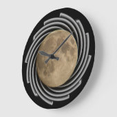 Der Mond, la lune, la luna, the moon Uhr ラージ壁時計 (傾斜)