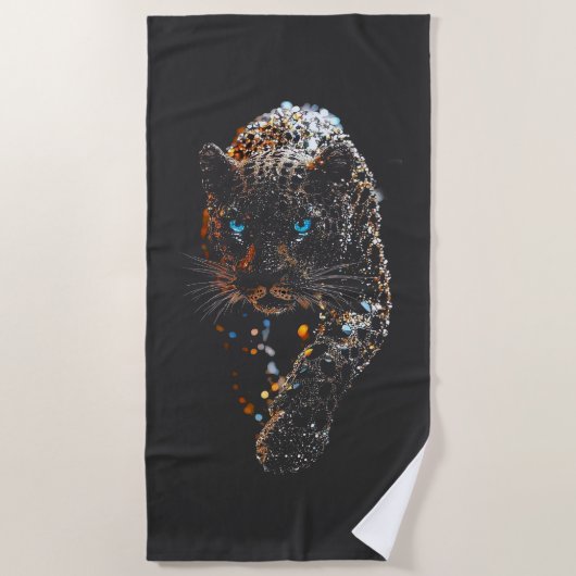 Der Panther ビーチタオル (正面)