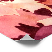 Der Rabe schreckt die Schmetterlinge auf ポスター (角)