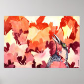 Der Rabe schreckt die Schmetterlinge auf ポスター (正面)