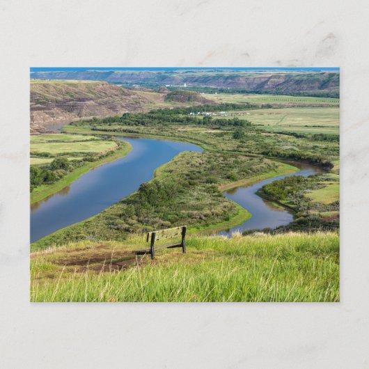 Der Red Deer River in Alberta Kanada ポストカード (正面)