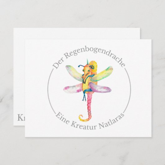 Der Regenbogendrache - Eine Kreatur Natlaras (正面/裏面)