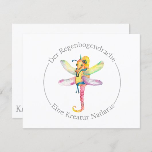 Der Regenbogendrache - Eine Kreatur Natlaras (正面/裏面)