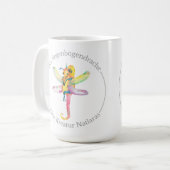 Der Regenbogendrache - Eine Kreatur Natlaras コーヒーマグカップ (正面左)