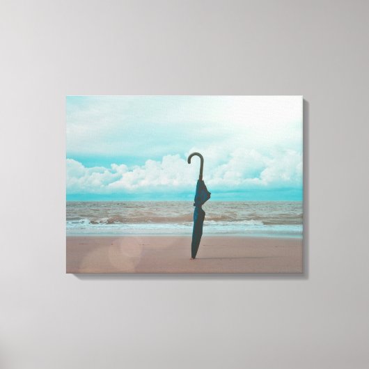 Der Regenschirm - キャンバスプリント (正面)