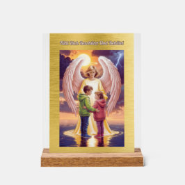 Der Schutzengel begleitet Dich アクリルサイン