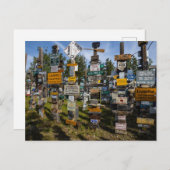 der sign post forest in Kanada ポストカード (正面/裏面)