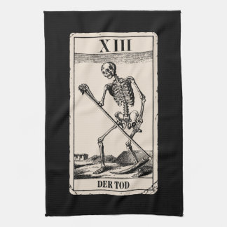 Der Tod / Death Tarot Card キッチンタオル