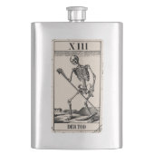 Der Tod / Death Tarot Card フラスク (正面)