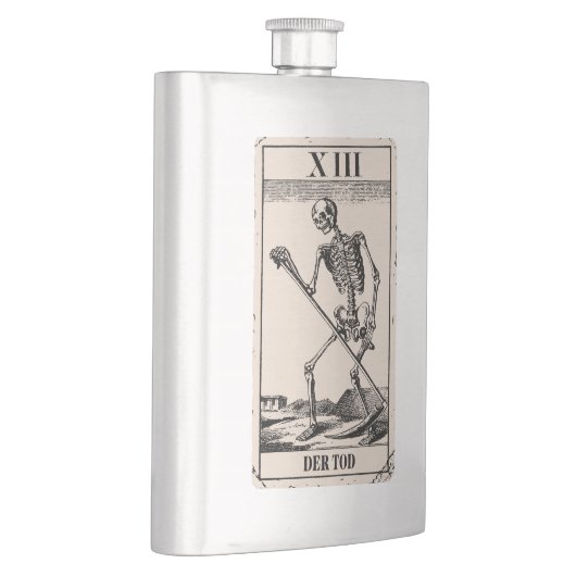Der Tod / Death Tarot Card フラスク (右)