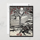 Der Tod im Baumはがき ポストカード (正面/裏面)