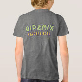 Der Traktor zieht den Pflug トライブレンドＴシャツ (裏面)