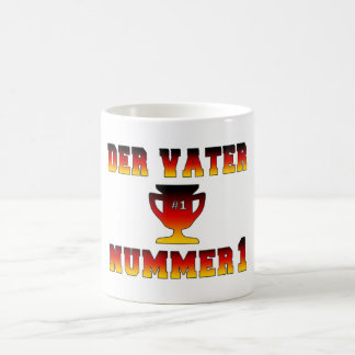 Der Vater Nummerドイツの父の日の1人の#1パパ コーヒーマグカップ