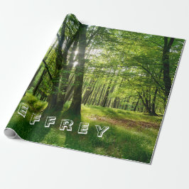 Der Wald mit Deinem Namen ラッピングペーパー