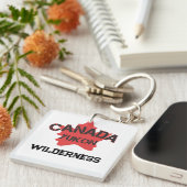 Der Yukon Kanadier einen Spaß キーホルダー (正面右)