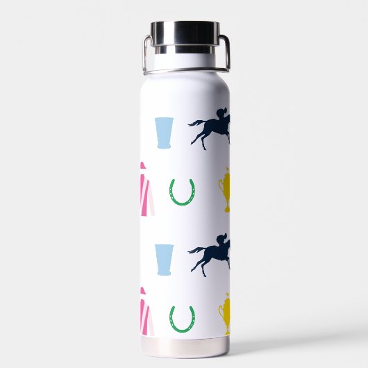 Derby名門私立校風のパーティーアイコン ウォーターボトル (背面)