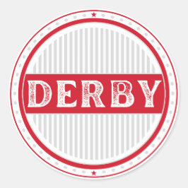 Derby City Pride Emblem – English Identity ラウンドシール