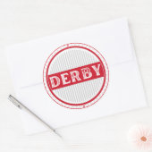 Derby City Pride Emblem – English Identity ラウンドシール (封筒)