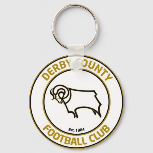 Derby Countyロゴ キーホルダー (正面)