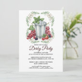 Derby Day Mint Julep Horse Race Party Invitation 招待状 (スタンド正面)