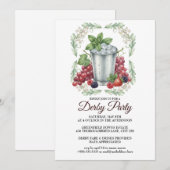 Derby Day Mint Julep Horse Race Party Invitation 招待状 (正面/裏面)