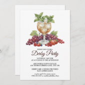 Derby Day Mint Julep Horse Race Party Invitation 招待状 (正面/裏面)