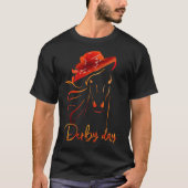 Derby Day mint juleps Derby Horse Racing Tシャツ (正面)