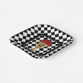 Derby Day Trophy and Roses ペーパープレート (傾斜あり)