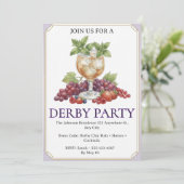 Derby Horse Icon for Invitations 招待状 (スタンド正面)