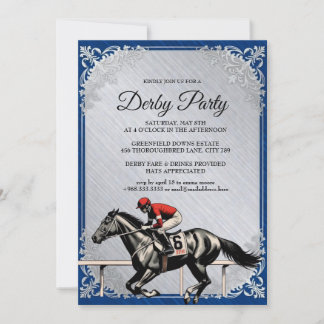  Derby Horse Racing Party Invitation 2026 招待状