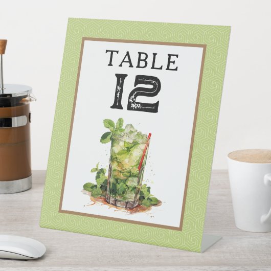 Derby Mint Julep Table Number 台座サイン (インサイチュ)