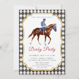 Derby Party Invitation 招待状