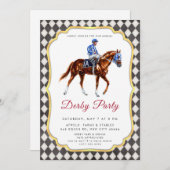 Derby Party Invitation 招待状 (正面/裏面)