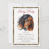 Derby Party Invitation 招待状 (正面)