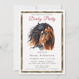 Derby Party Invitation 招待状