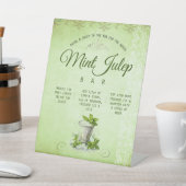 Derby Party Mint Julep Bar Cart Recipe Menu 台座サイン (インサイチュ)