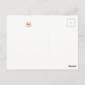 Derby Thank パーソナライズされた Youポストカードベビーシャワー ポストカード (裏面)