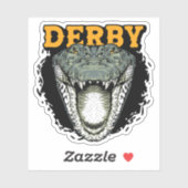 Derby, Western Australia Crocodileステッカー シール (シート)