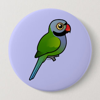 Derbyanのインコ 缶バッジ