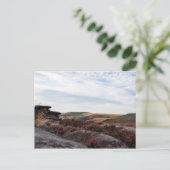 DerbyshireのPeak Districtで表示 ポストカード (スタンド正面)