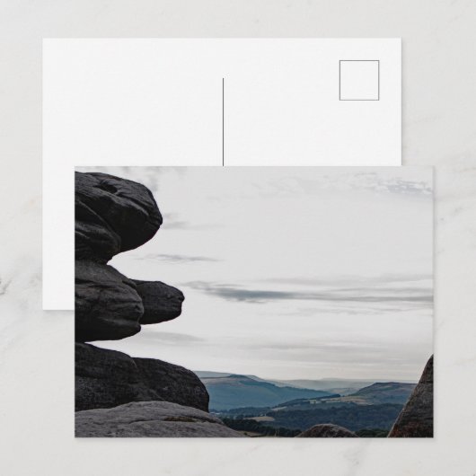 DerbyshireのPeak Districtで表示 ポストカード (正面/裏面)